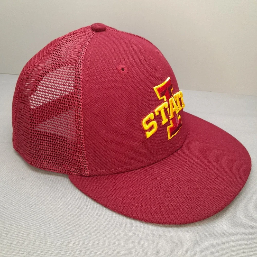 New Era Iowa State Cyclones NCAA 9FIFTY Snapback Hat Cap Cardinal Gold